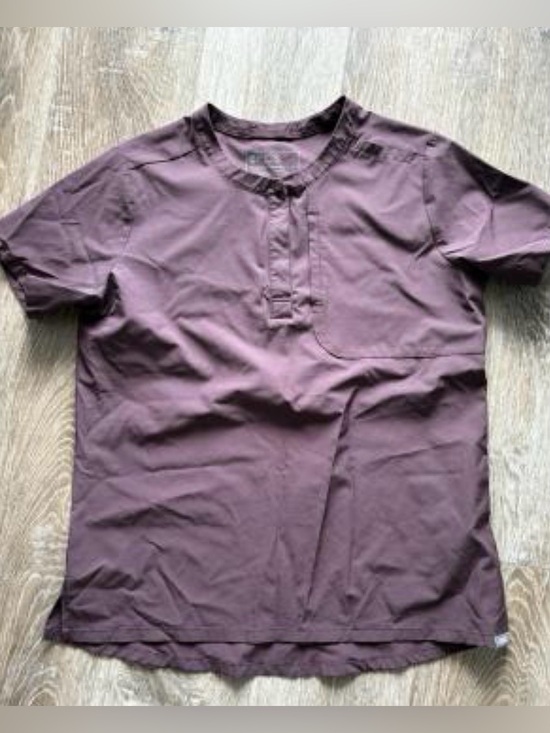 Figs Tops - FIGS Scrub Top “Espresso”